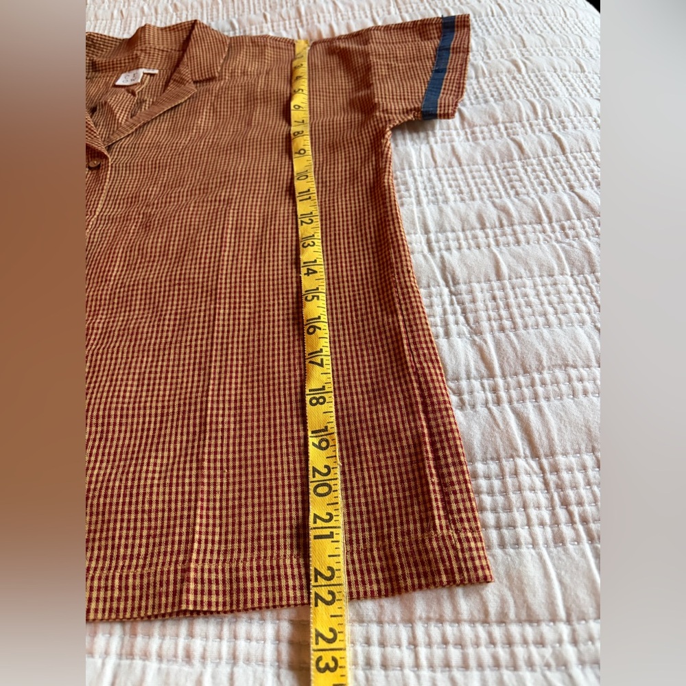WORLD OF CROW Women's Gingham Button Down Shirt - NWOT!! - Picture 11 of 13